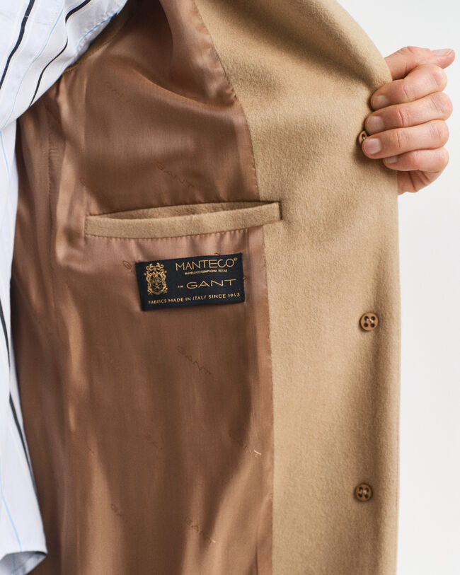 Classic getailleerde jas van wolmix