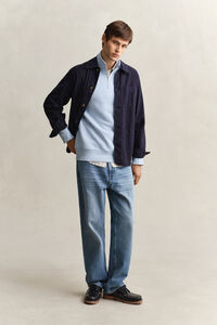 Shield sweatshirt met korte rits