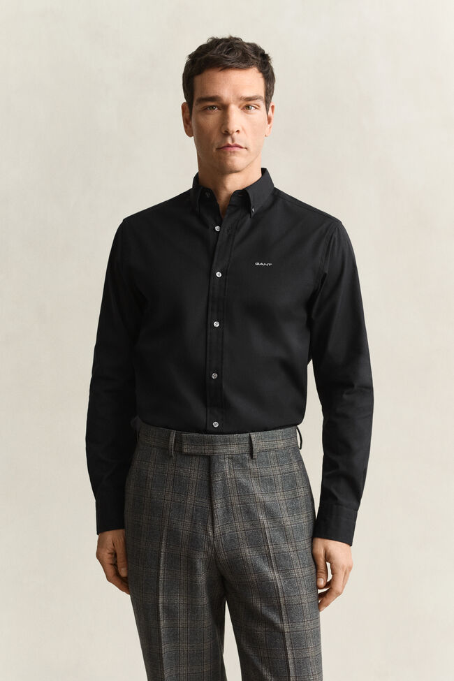 Regular Fit Pinpoint Oxford-overhemd