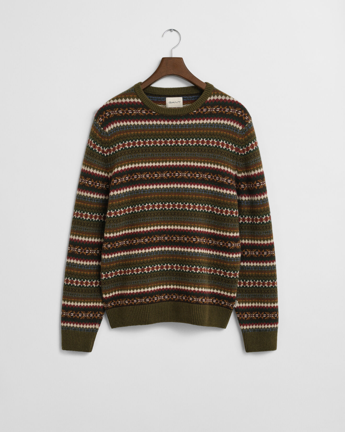 Fair Isle trui met ronde hals