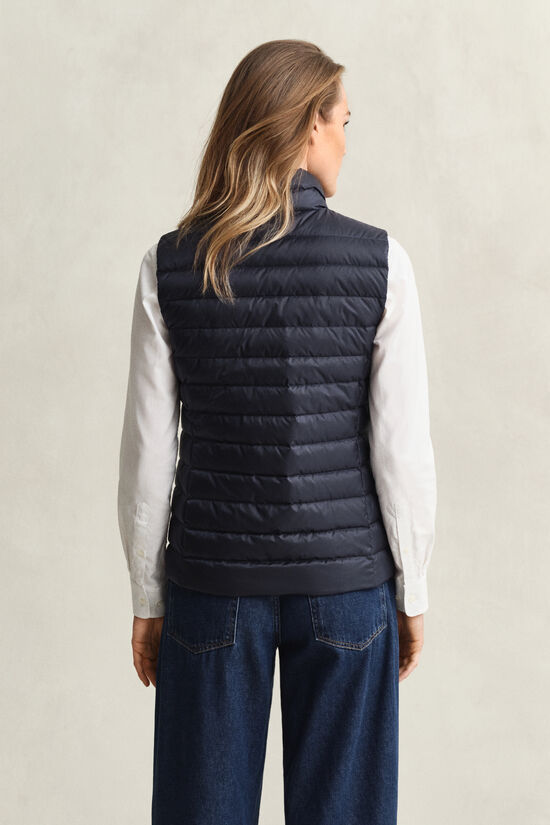 Lichte donsbodywarmer