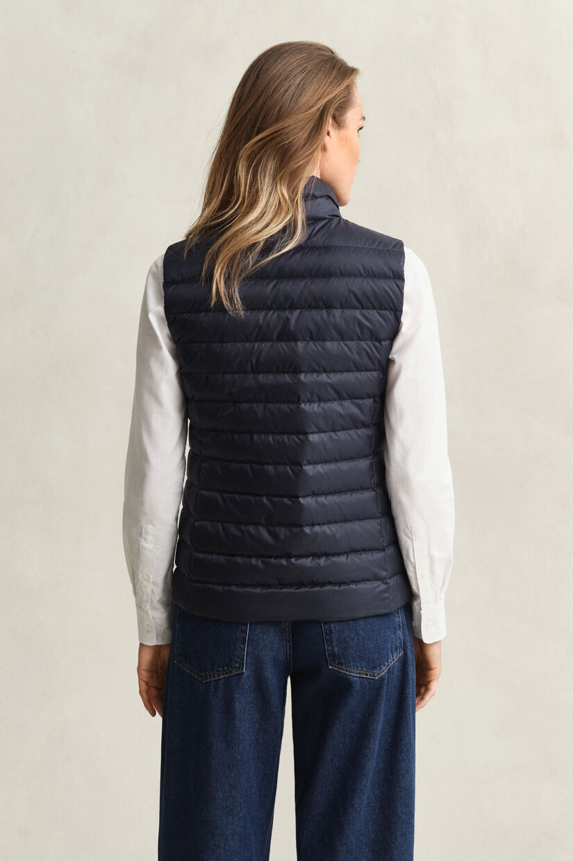 Lichte donsbodywarmer