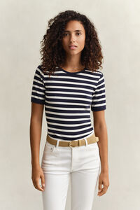 Geribd T-shirt met strepen