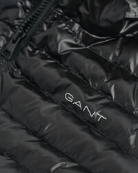 Teens glanzend lichtgewicht jack met wattering