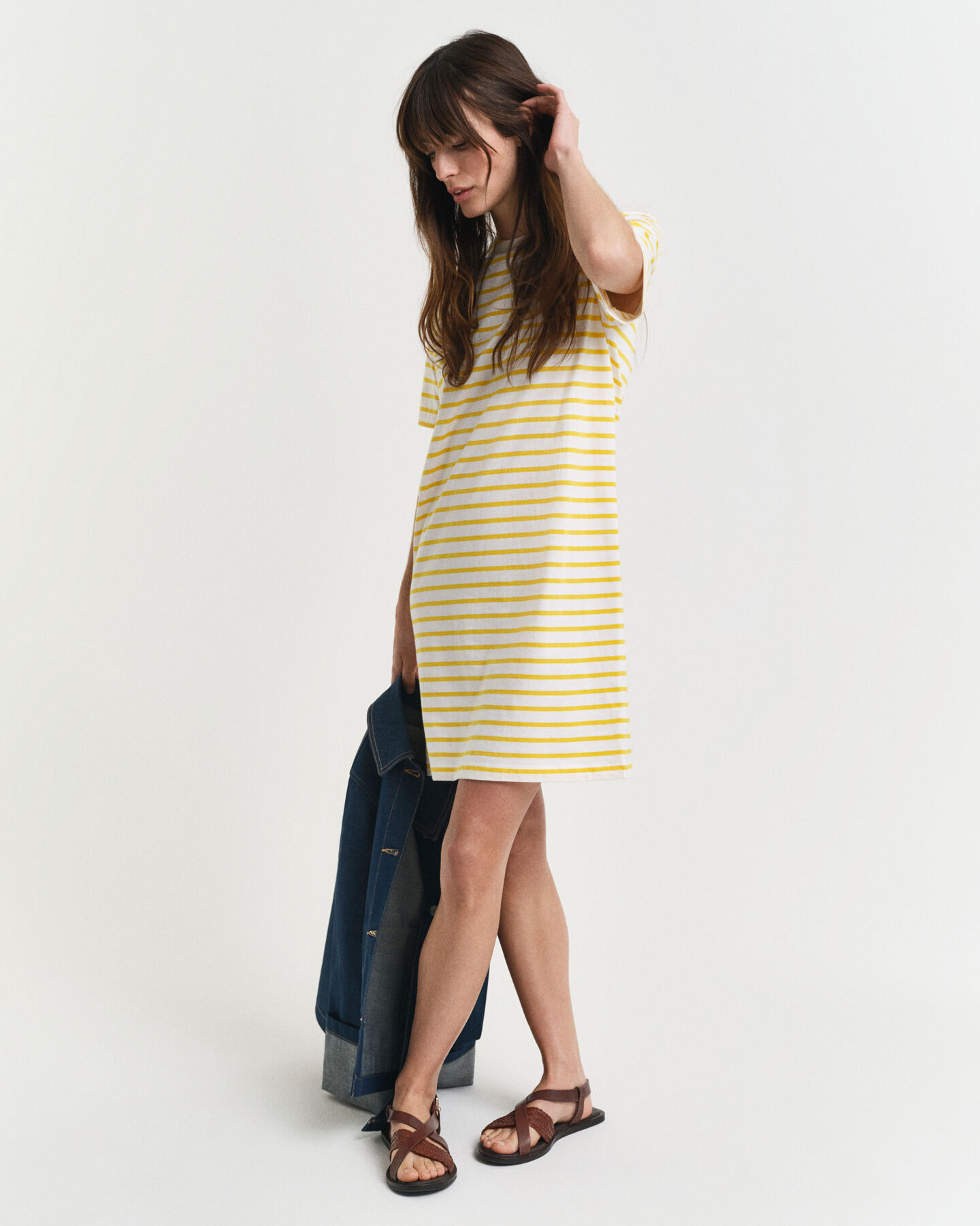 T-shirtjurk met Bretonse strepen