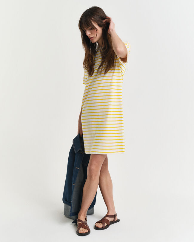 T-shirtjurk met Bretonse strepen