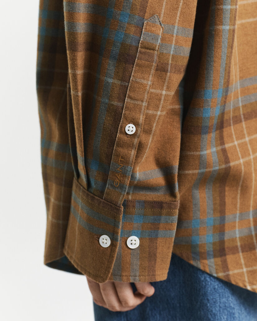 Oversized geruit overhemd