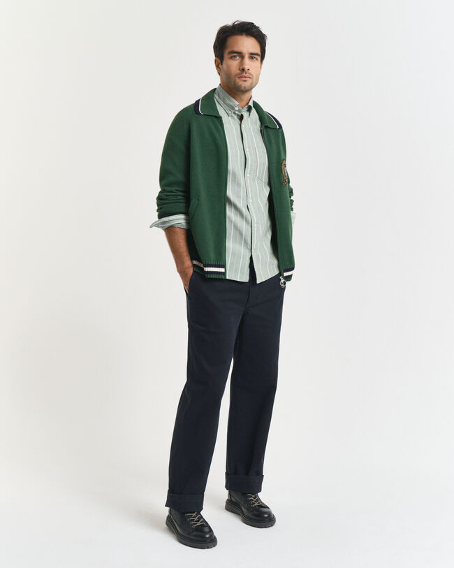 Regular Fit klassiek Oxford-overhemd met strepen