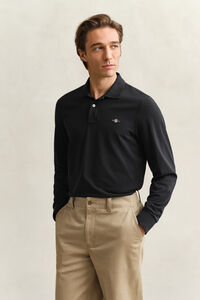 Poloshirt met lange mouwen