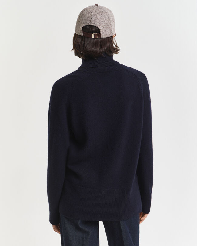 Coltrui van een zachte wol-kasjmiermix