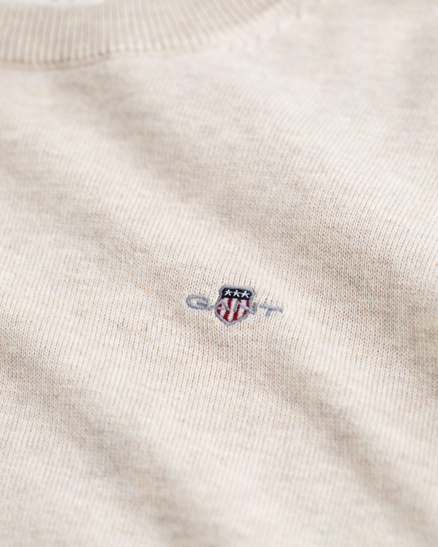 Teens Shield klassieke katoenen sweater met ronde hals