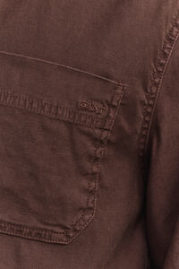 Overshirt met linnenmix