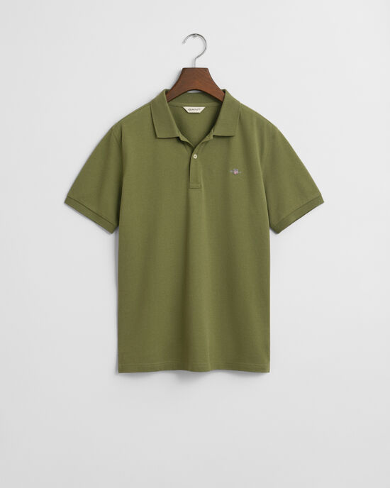 Teens Shield piqu&eacute; poloshirt