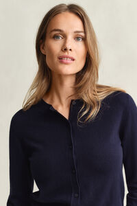 Lichtgewicht vest met ronde hals