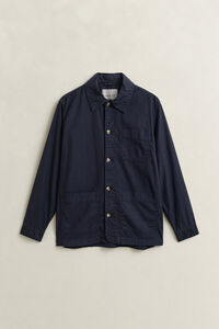 Overshirt met linnenmix