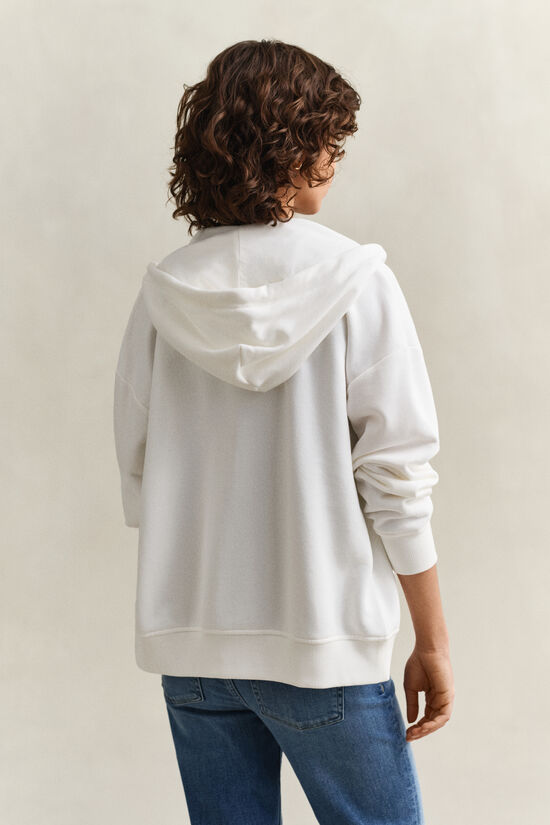 Shield hoodie met ritssluiting