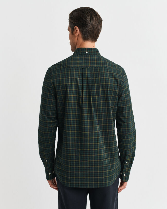 Regular Fit Classic geruit overhemd van poplin