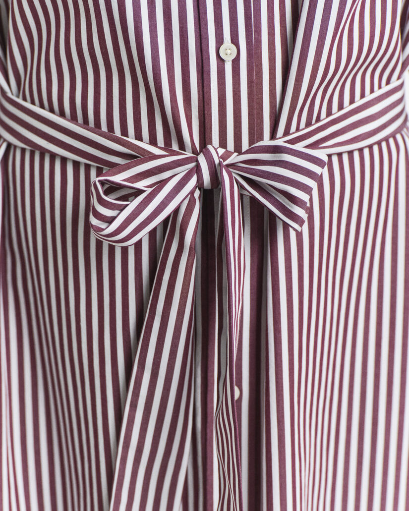 Classic poplin overhemdjurk met ceintuur