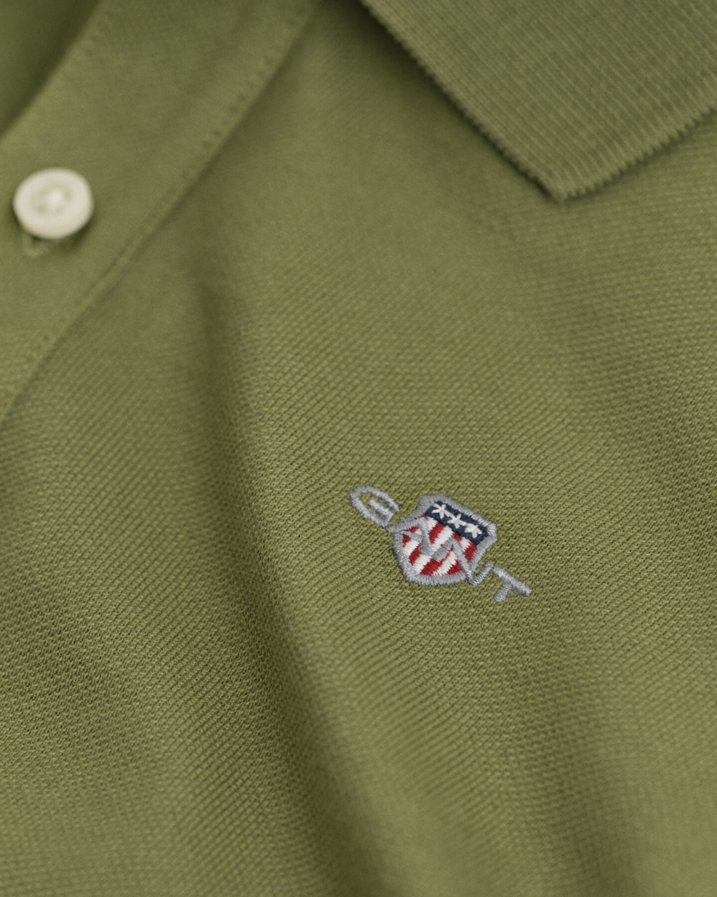 Kids Shield piqu&eacute; poloshirt met lange mouwen