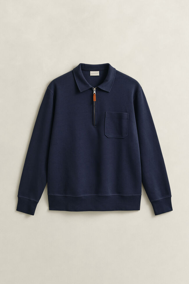 Punta di Roma sweatshirt met korte rits