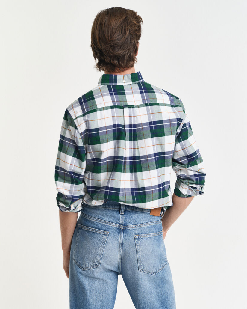 Regular Fit klassiek Oxford-overhemd met ruitje