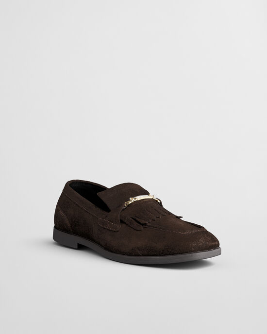 Gimble leren loafers