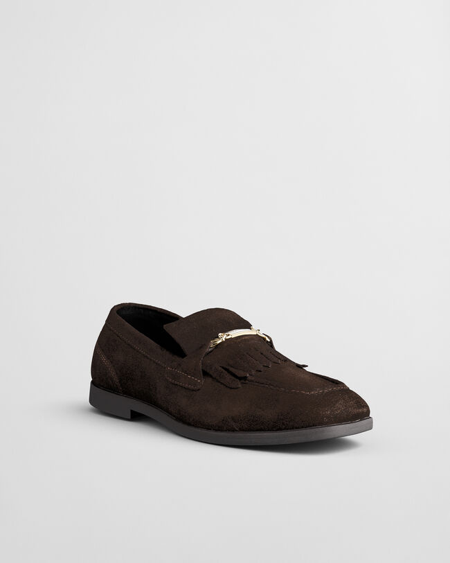 Gimble leren loafers