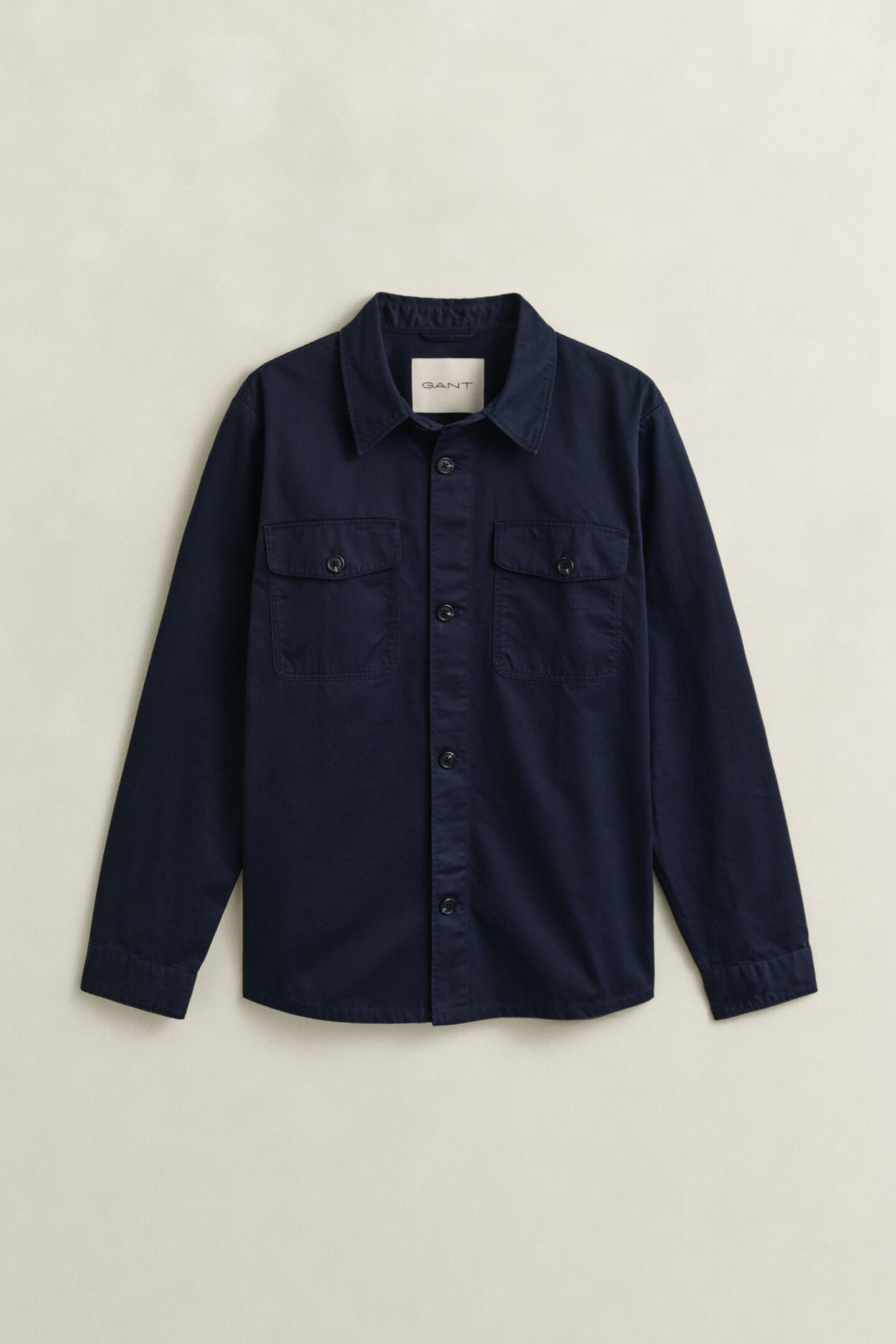 Overshirt van keperkatoen