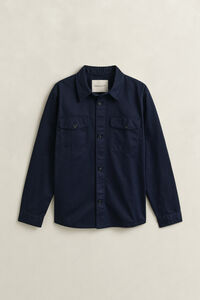Overshirt van keperkatoen