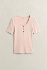 Geribde Henley-top