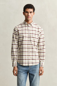 Regular Fit geruit Oxford-overhemd