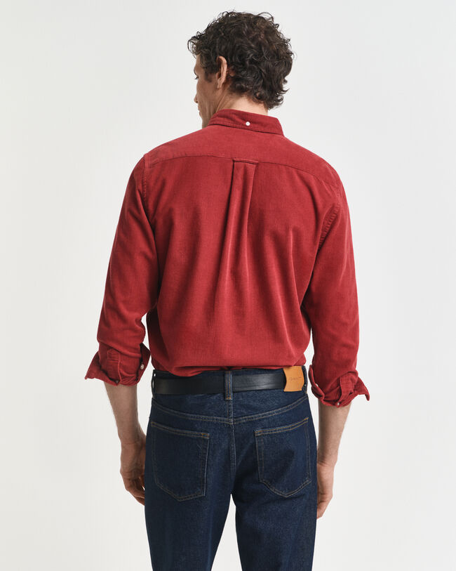Regular Fit overhemd van katoencorduroy