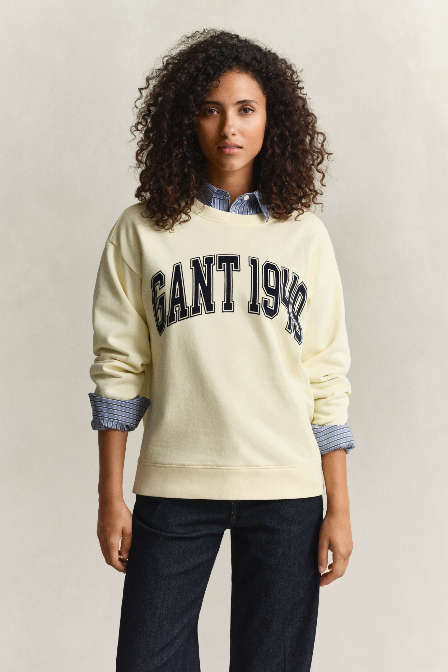 Graphic sweatshirt met ronde hals