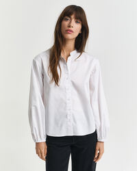 Blouse van katoensatijn
