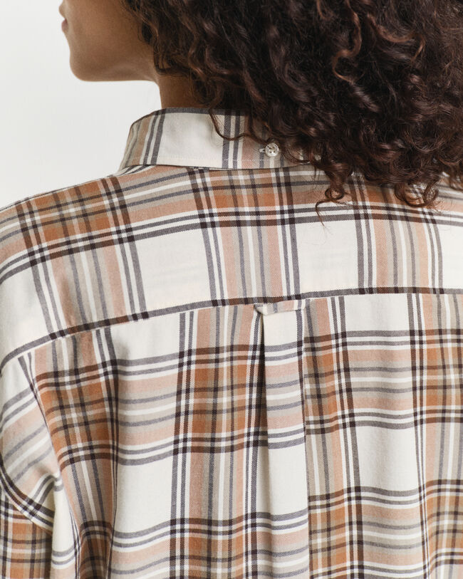 Relaxed Fit flanellen overhemd met ruiten