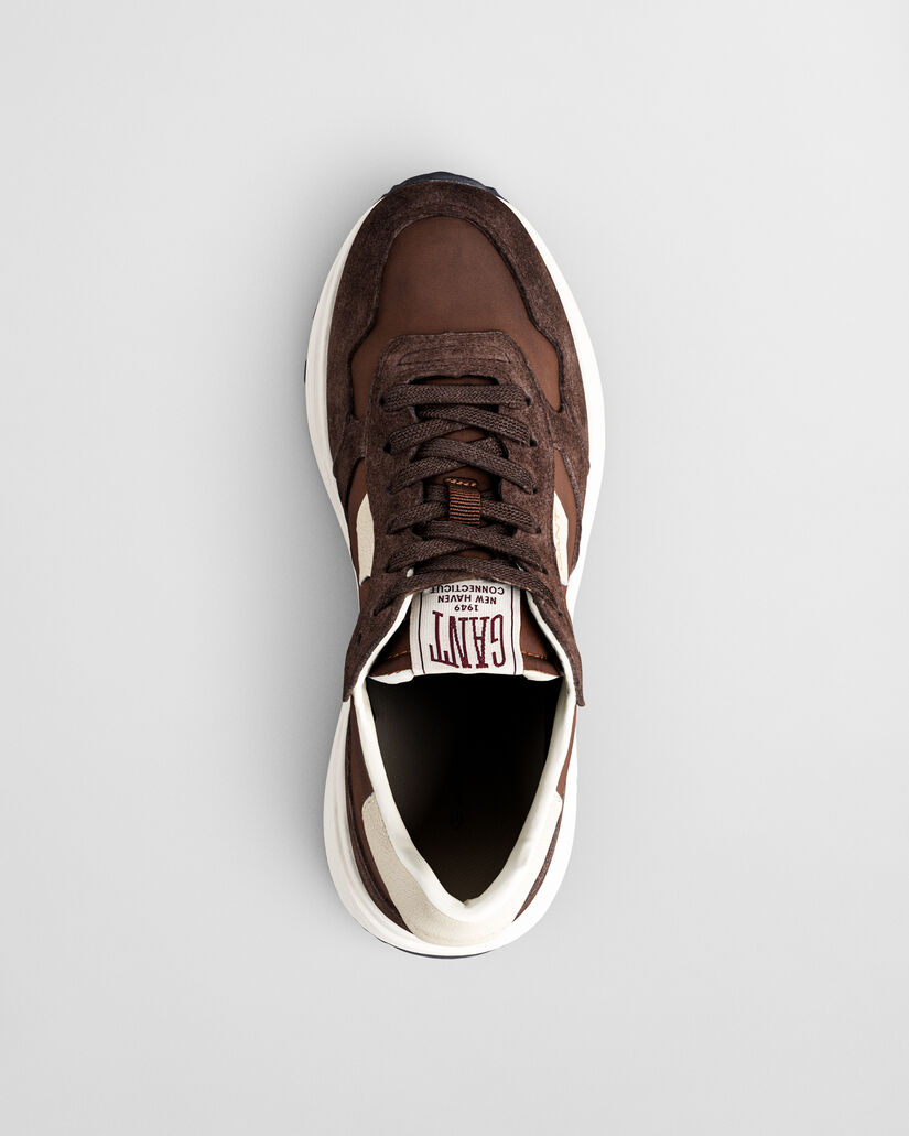 Beywin sneakers van su&egrave;de en nylon