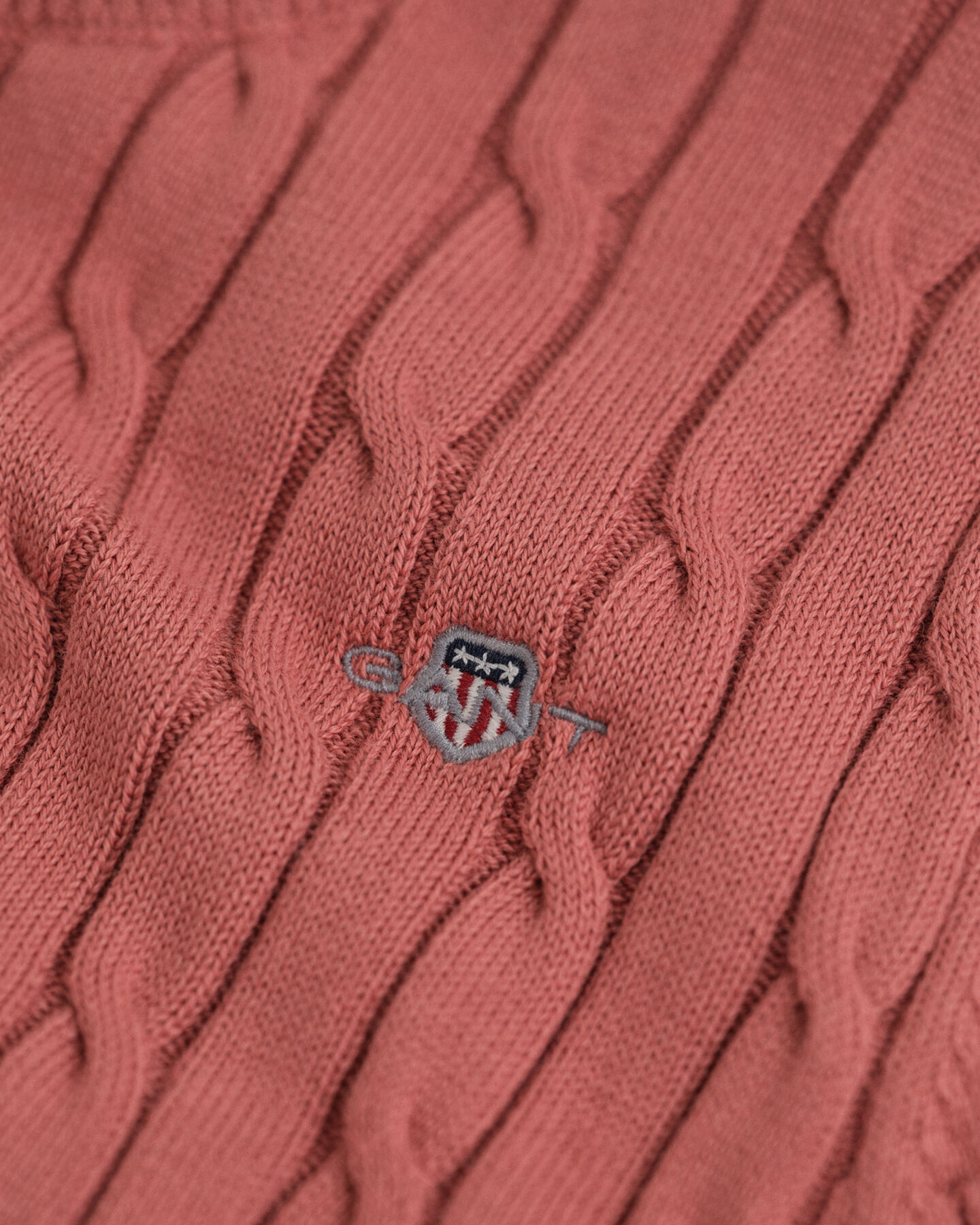 Teen Girls kabelgebreide trui met korte mouwen van stretchkatoen