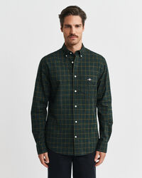 Regular Fit Classic geruit overhemd van poplin