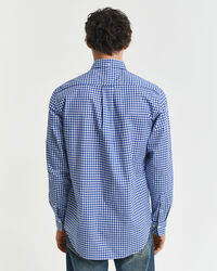 Regular Fit Classic overhemd met Gingham-ruitje van poplin