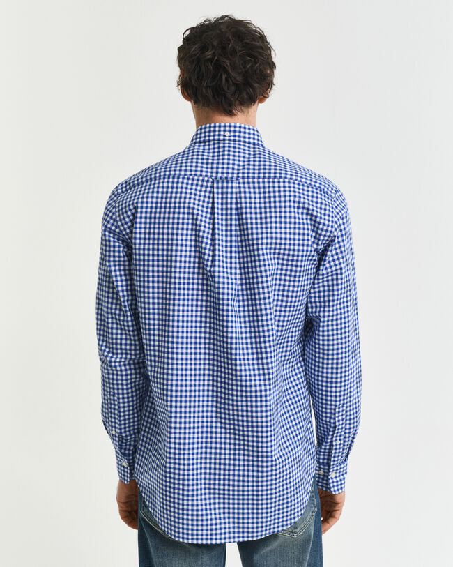 Regular Fit Classic overhemd met Gingham-ruitje van poplin