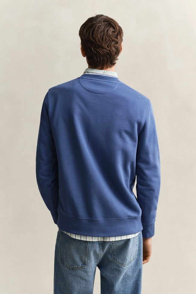 Shield sweatshirt met ronde hals