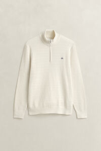 Gebreide trui met minikabels en korte rits