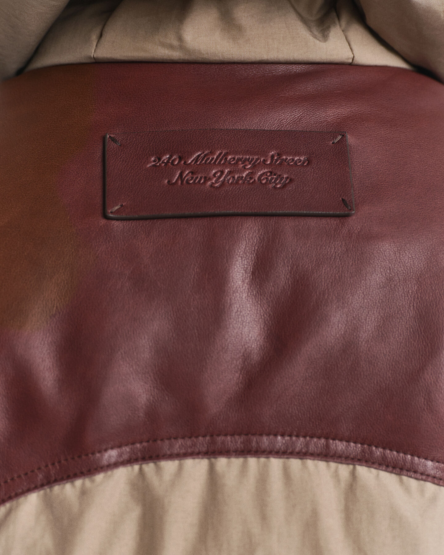 Katoenen parka met ganzendons