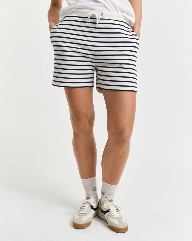 Jersey short met Bretonse streep