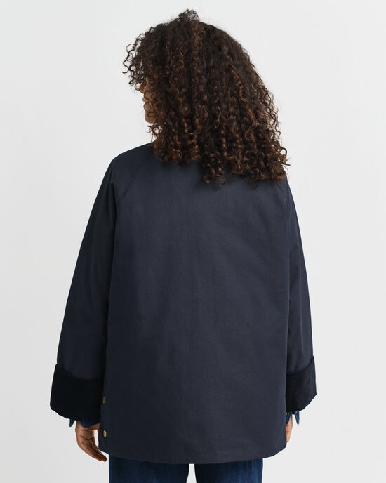 Double Decker jack van gewaxt katoen