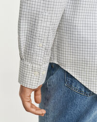 Regular Fit Classic overhemd van poplin met ruitjes