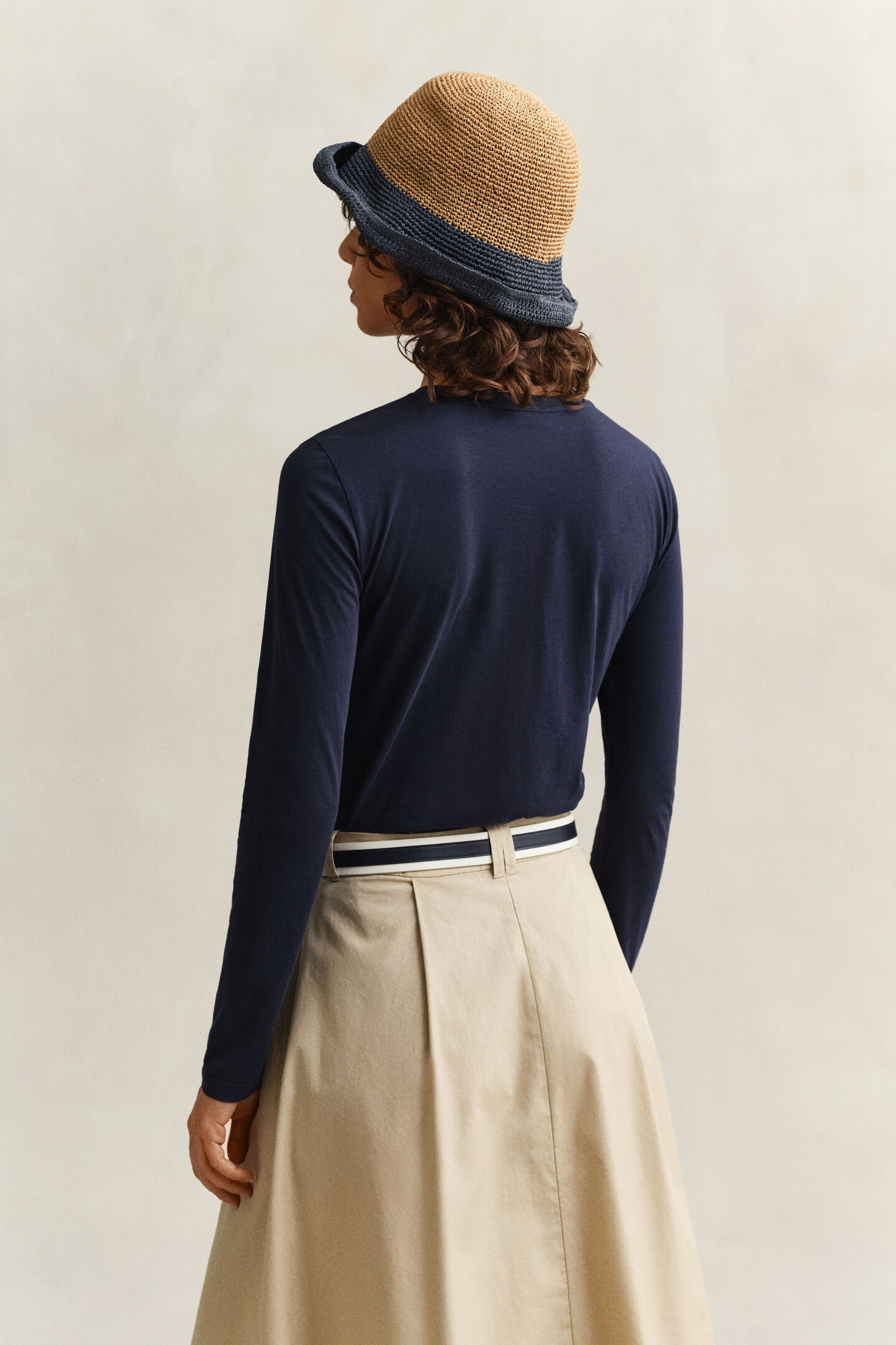 Katoenen T-shirt met lange mouwen