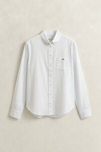 Regular Fit Classic Oxford-overoverhemd met strepen