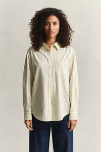 Relaxed Fit poplin overhemd met strepen