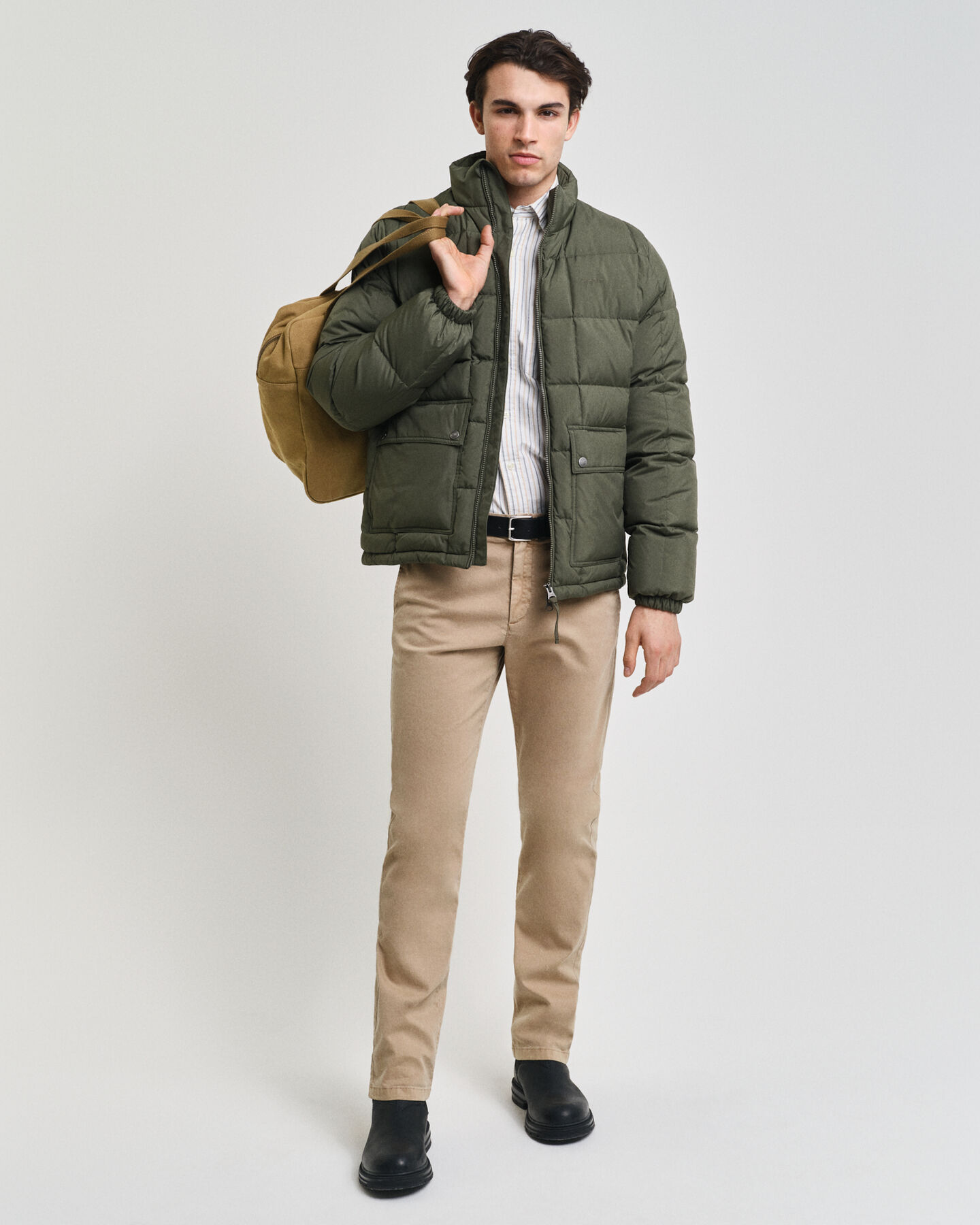 Slim Fit Dobby Structured chino